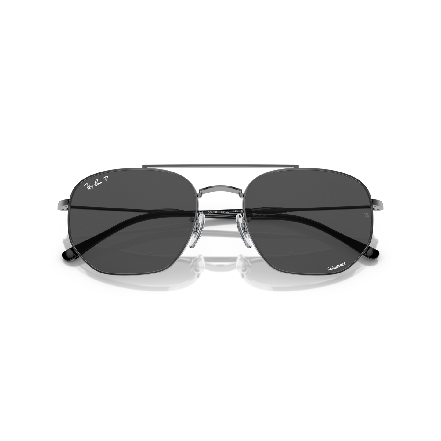 Ray Ban RB3707 Sunglasses - Velocity 21 Gunmetal + Polarised Dark Grey Chromance