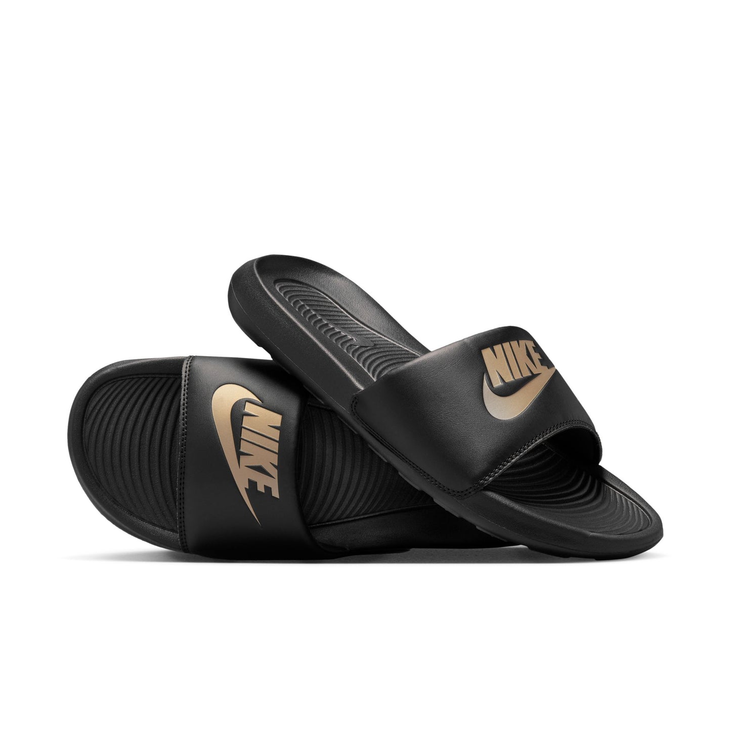 Victori One Slide - Black/Metallic Gold