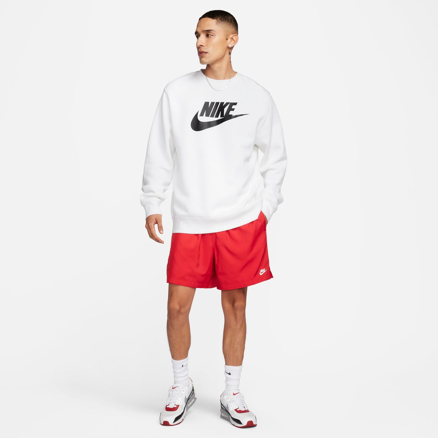 Club Woven Flow Short - University Red