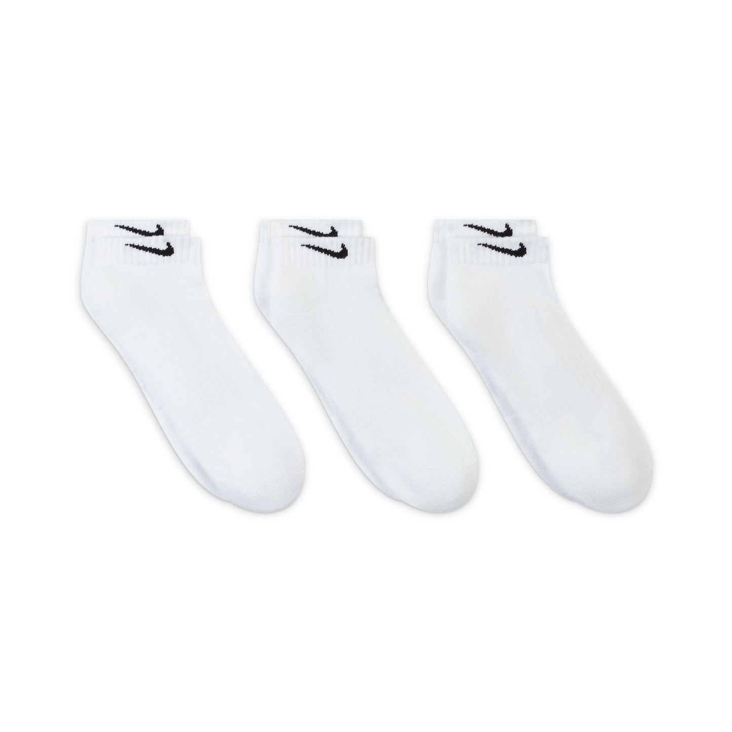 Nike SB - Everyday Cush Low 3pk Socks - White - Velocity 21