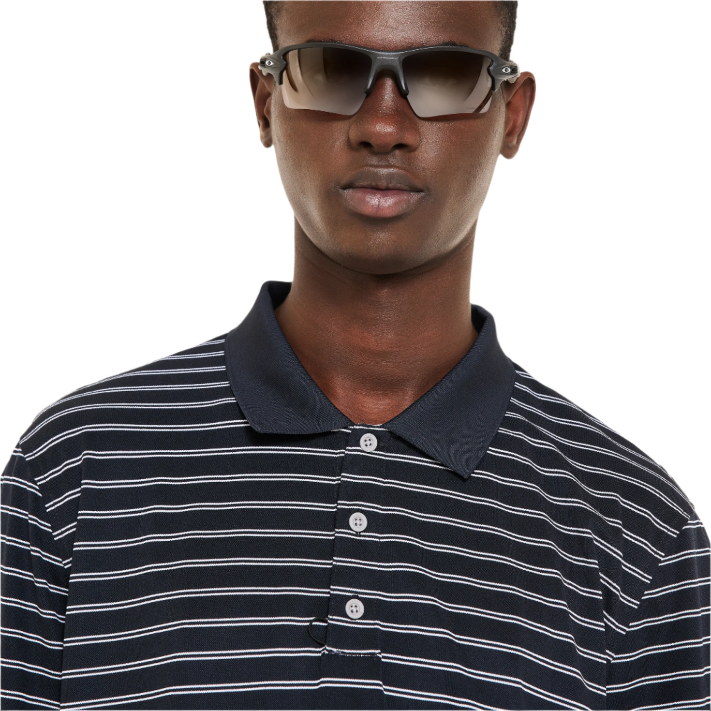 Oakley - Transitional Stripe Polo - Blackout - Velocity 21