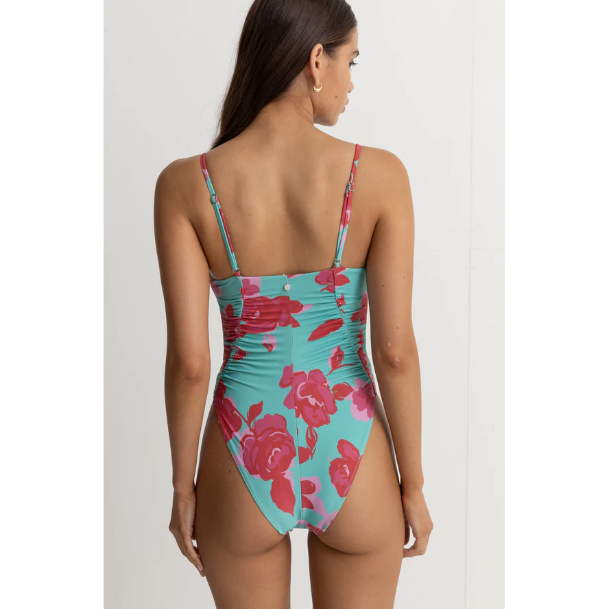 Rhythm - Inferna Floral Scrunched Side One Piece - Velocity 21