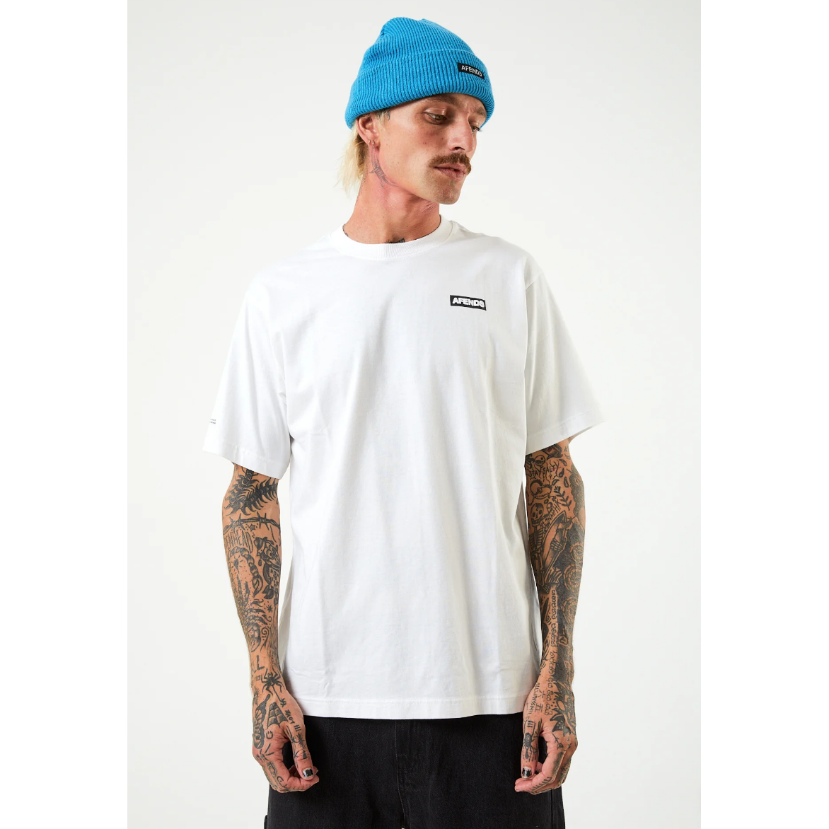 Afends - Information Recycled Retro Fit Tee - Velocity 21