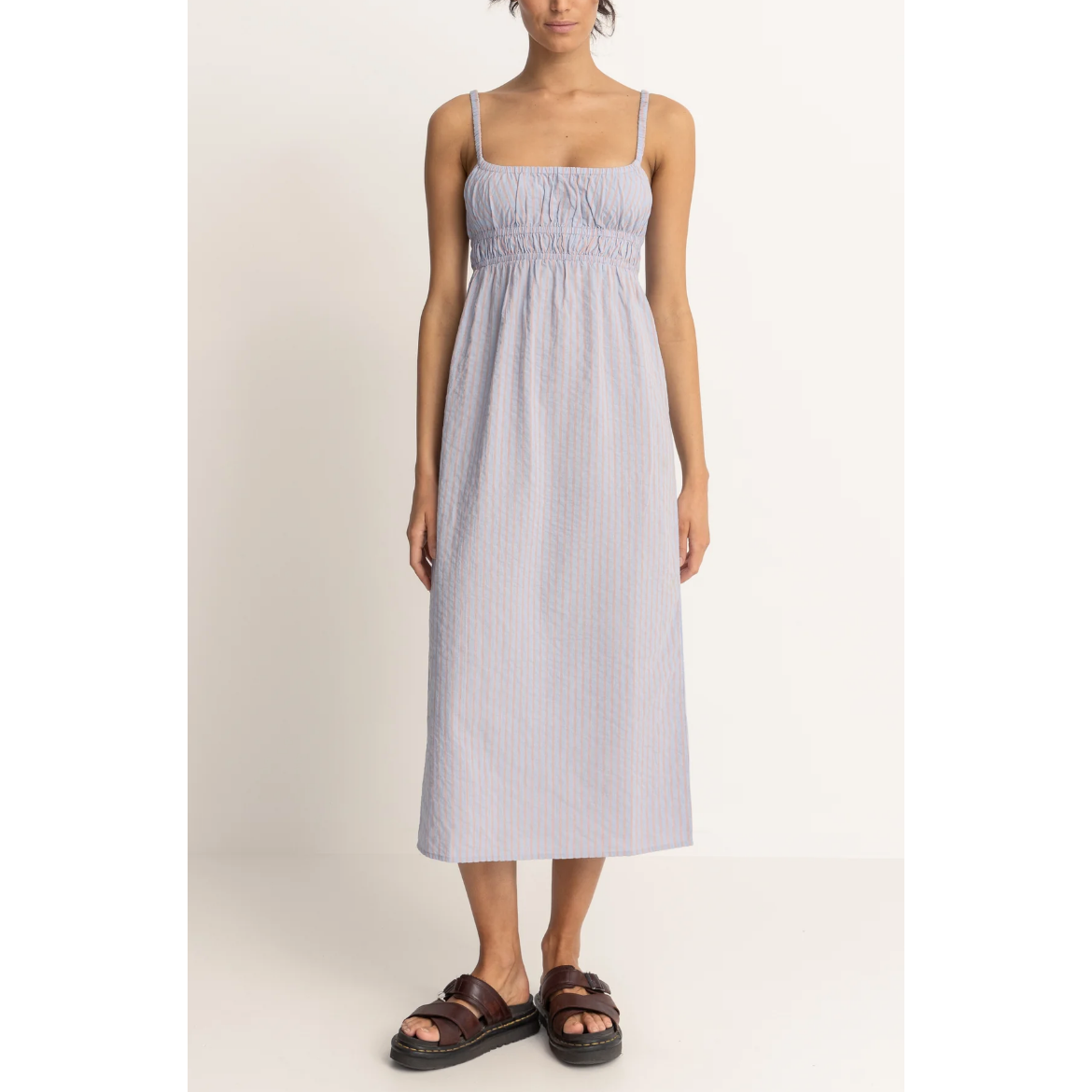 Rhythm - Paridiso Babydoll Midi Dress - Velocity 21