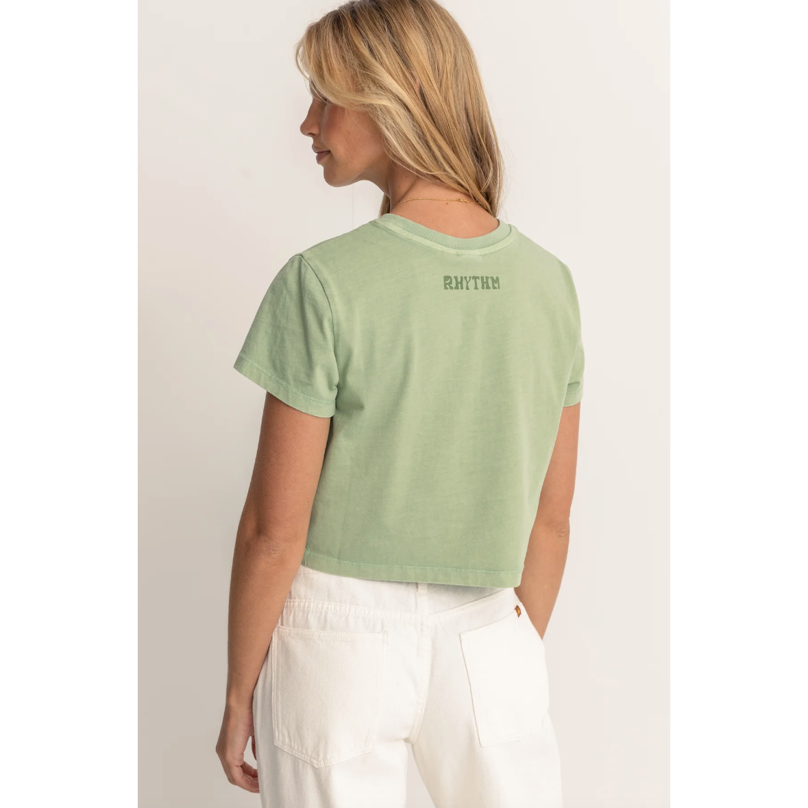 Rhythm - Island Hour Vintage Crop Crew Tee - Velocity 21
