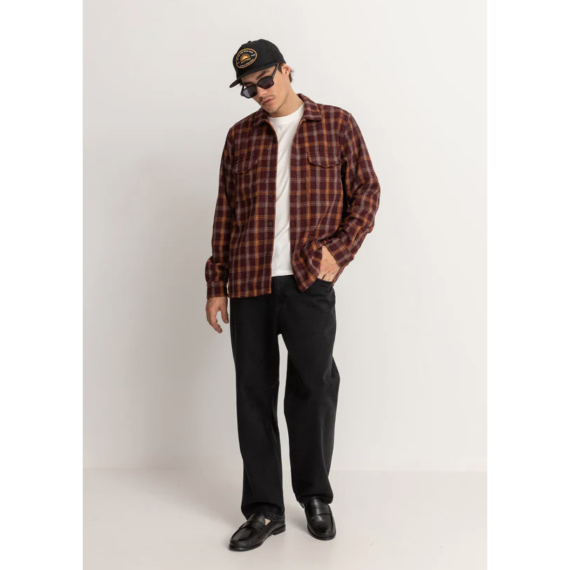 Rhythm - Check LS Flannel Shirt - Velocity 21