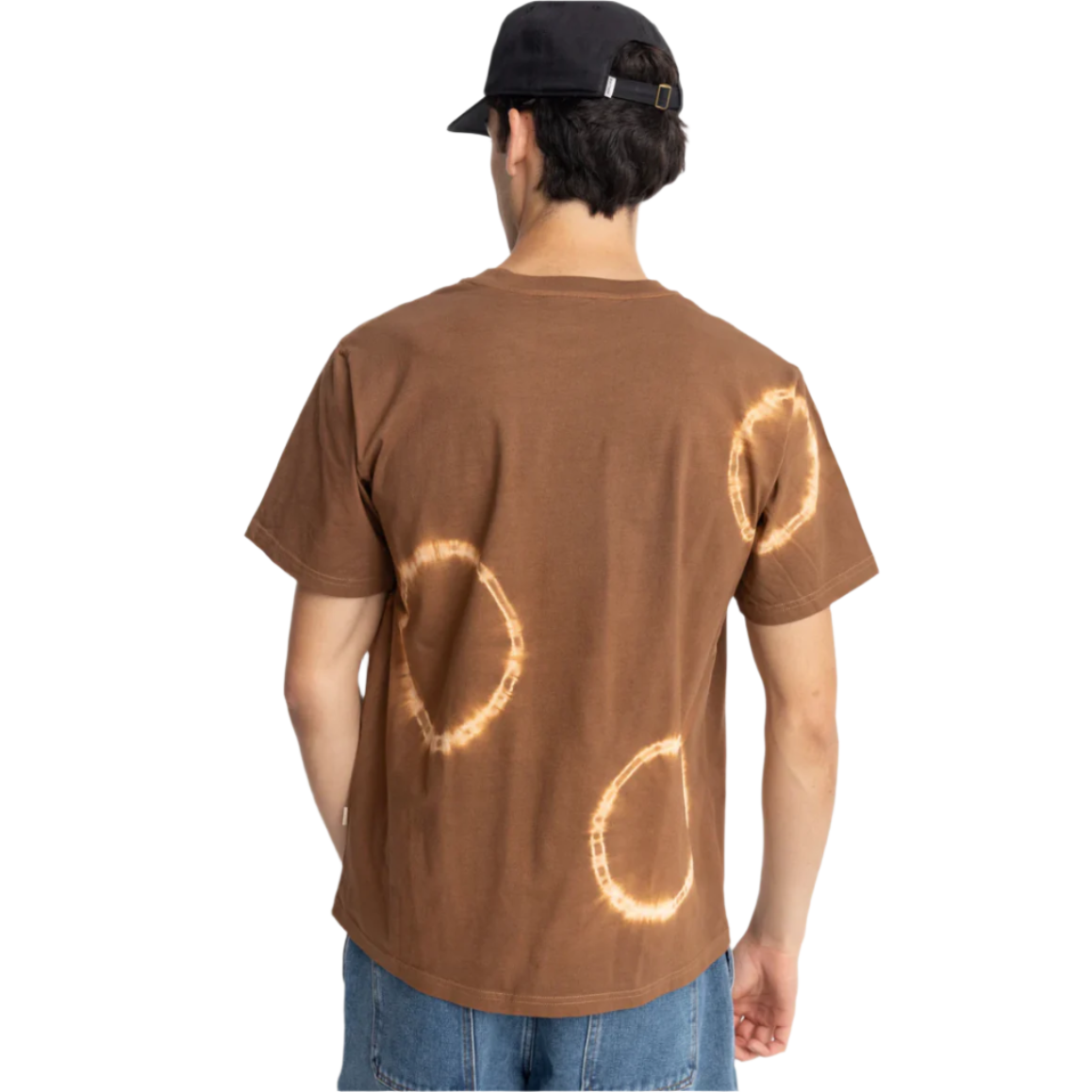 Rhythm - Tie Die SS Tee - Chocolate - Velocity 21