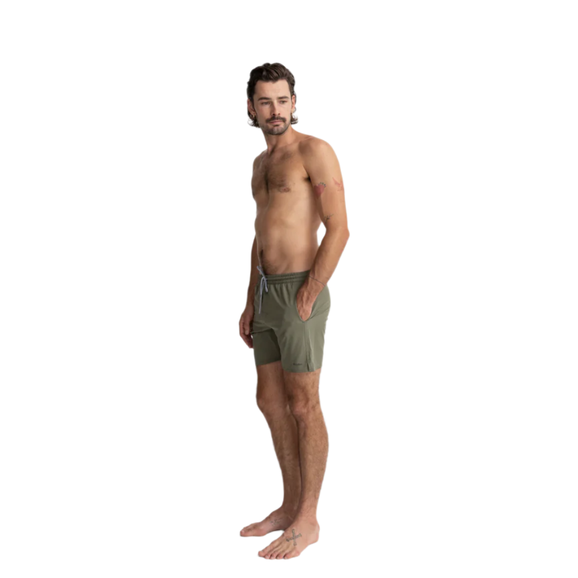 Rhythm - Classic Beach Short - Olive - Velocity 21