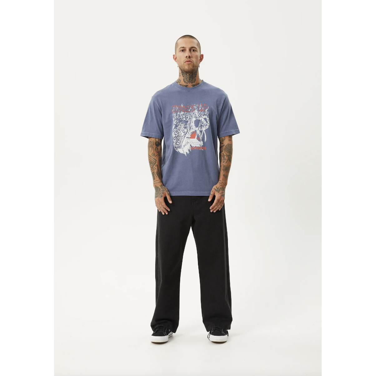 Afends - Times Up Recycled Retro Fit Tee - Velocity 21
