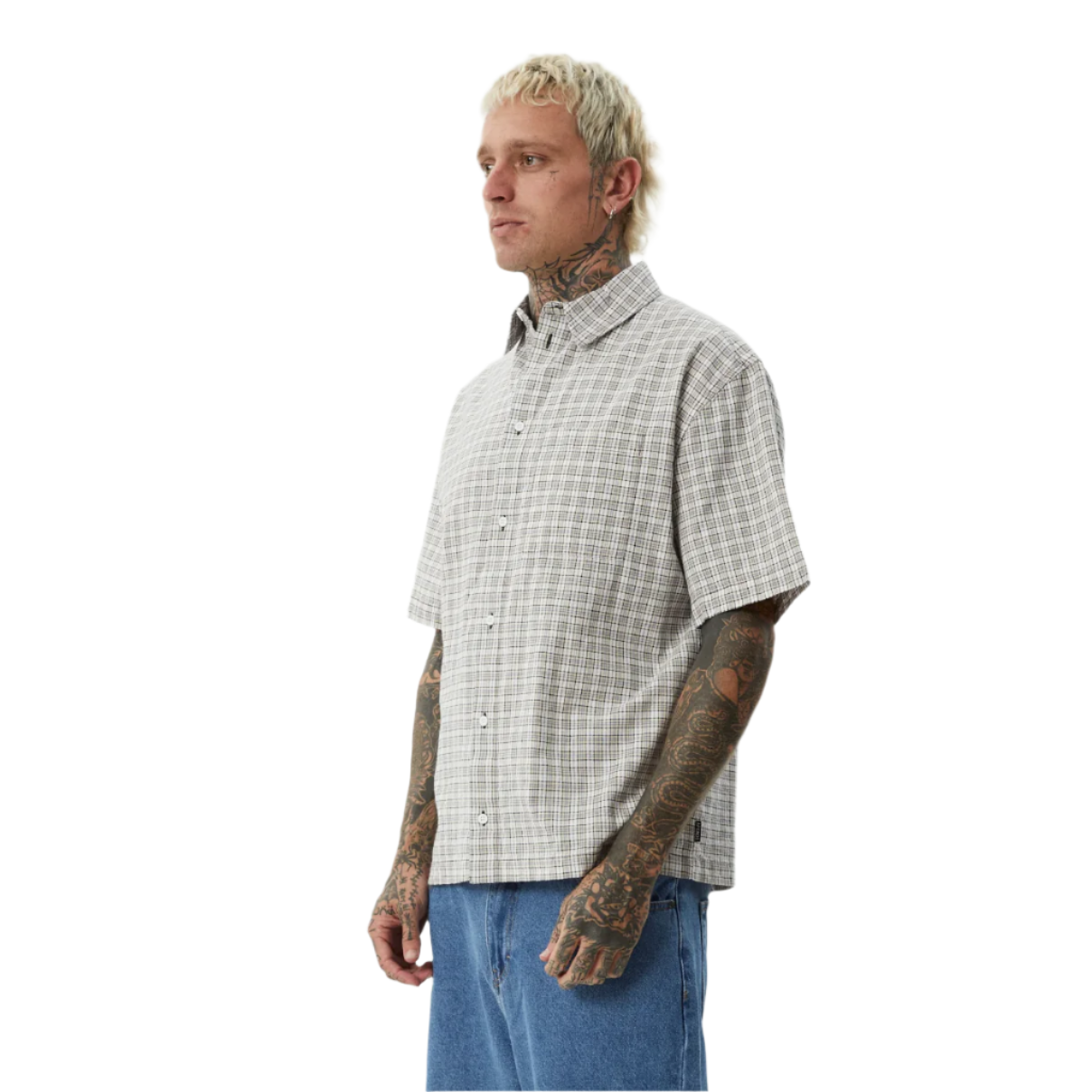 Afends - Drew Organic Seersucker SS Shirt - Velocity 21