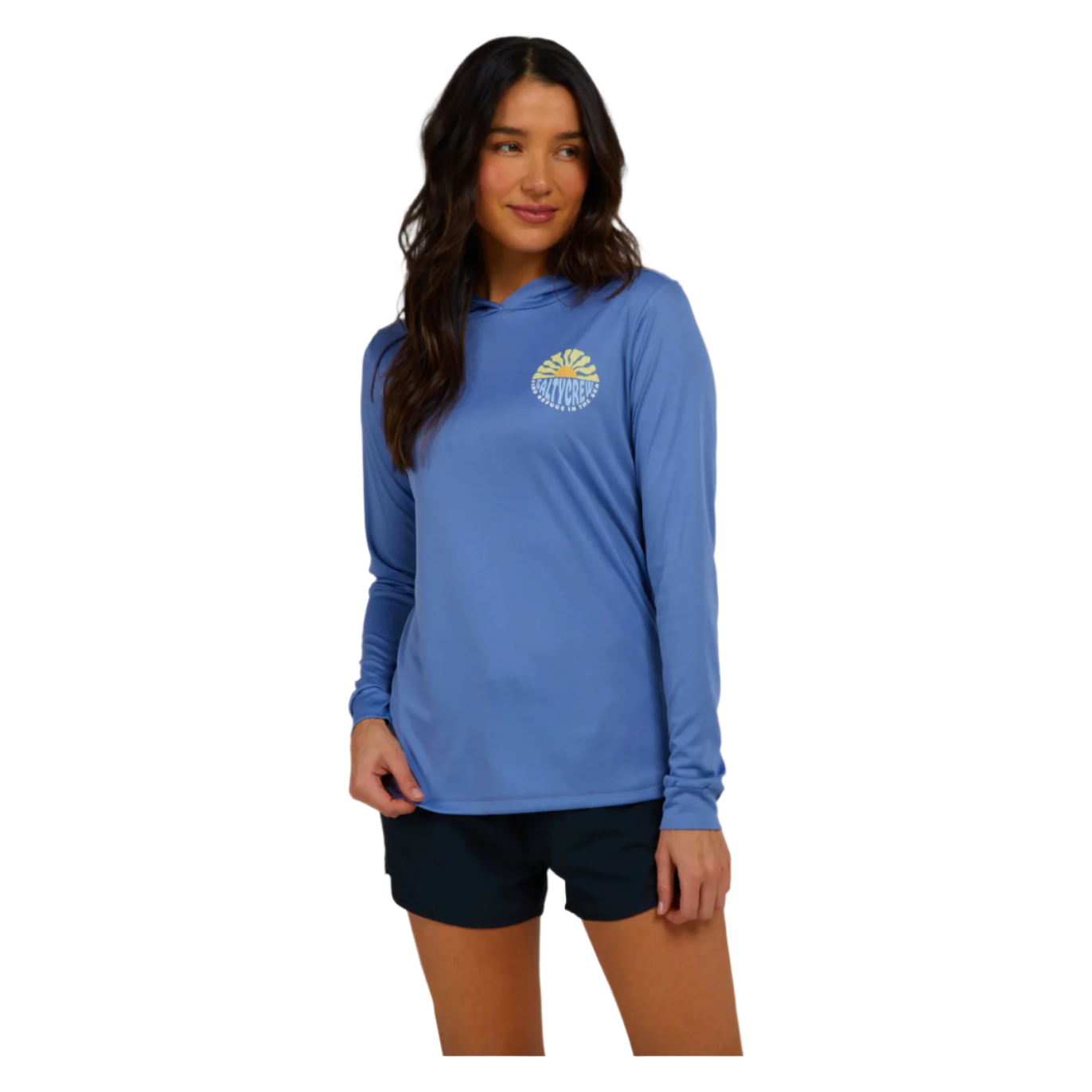 Salty Crew - Sun Days Hooded Sunshirt - Blue Dusk - Velocity 21