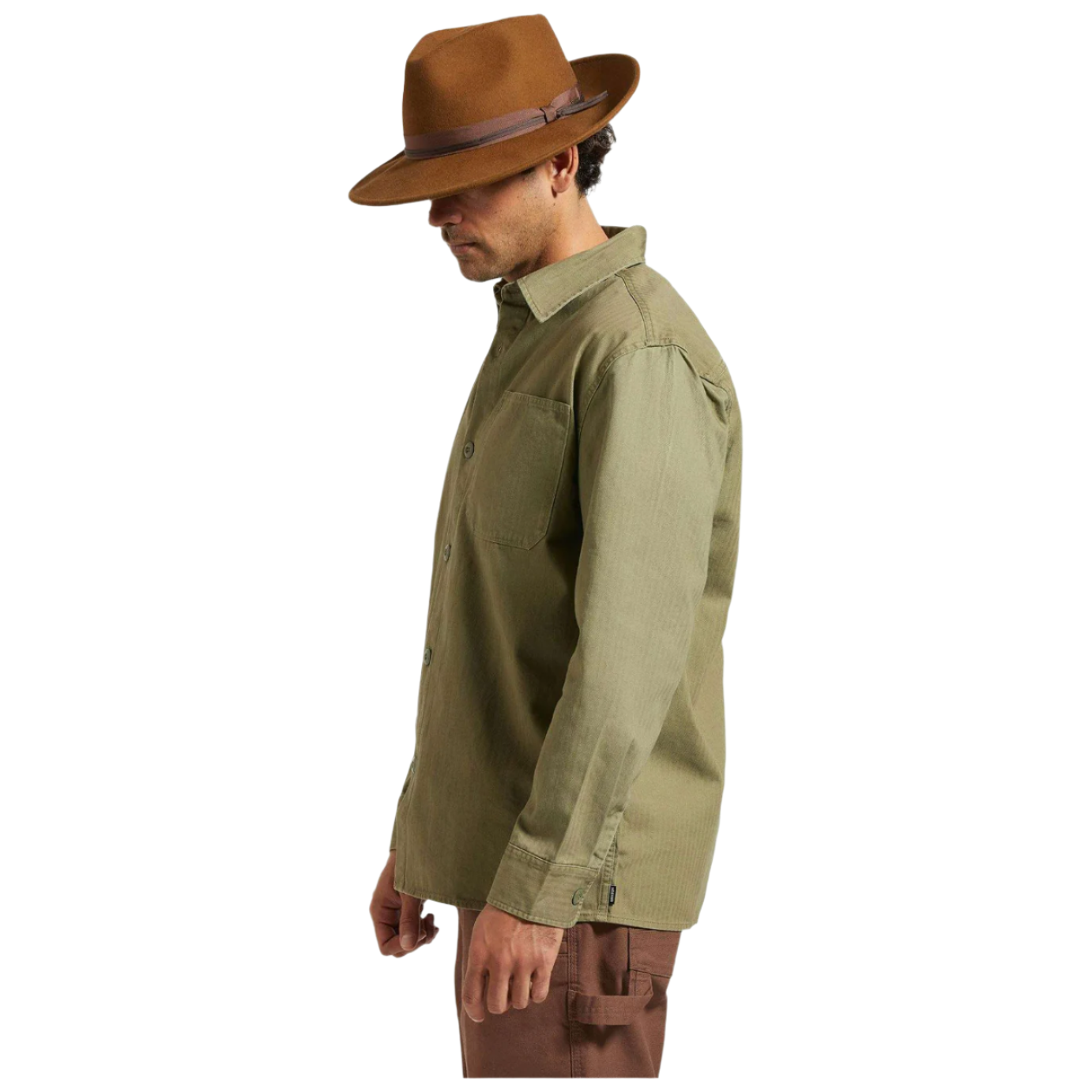 Brixton - Dayton Convertible Brim Rancher Hat - Coffee - Velocity 21