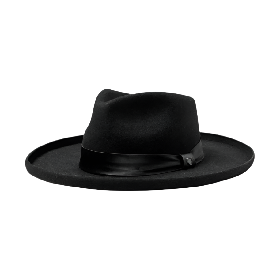 Brixton - Victoria Felt Fedora - Black - Velocity 21