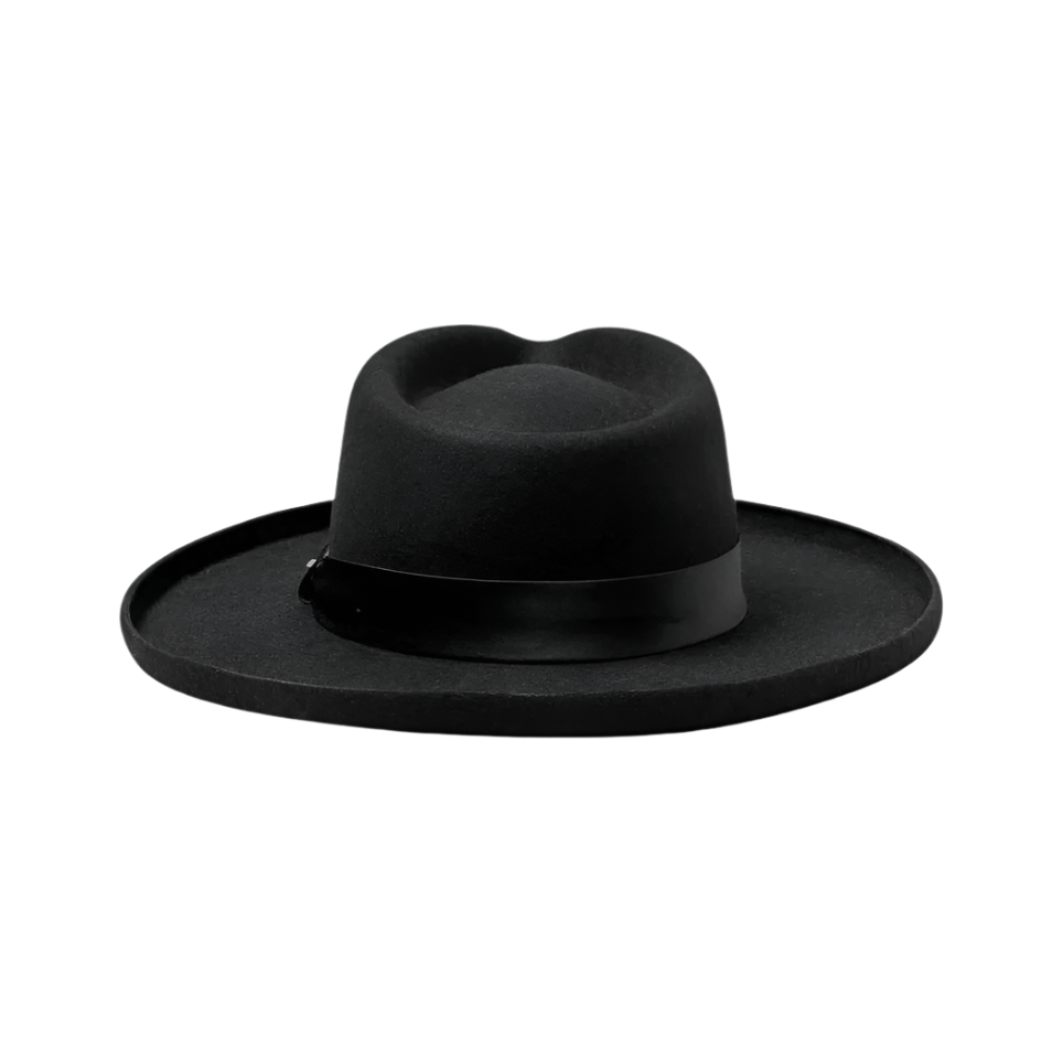 Brixton - Victoria Felt Fedora - Black - Velocity 21