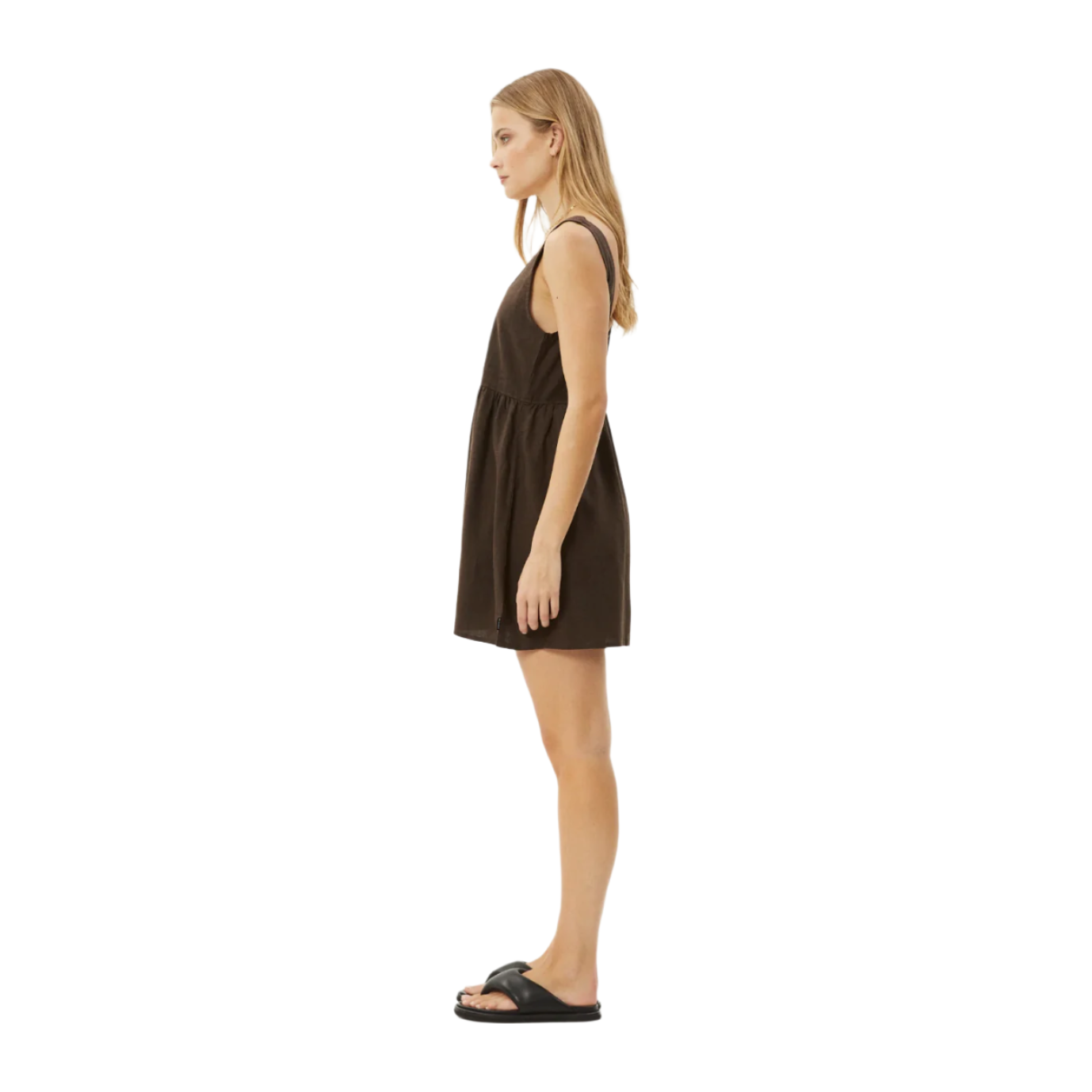 Afends - Jesse Hemp Mini Dress - Coffee - Velocity 21