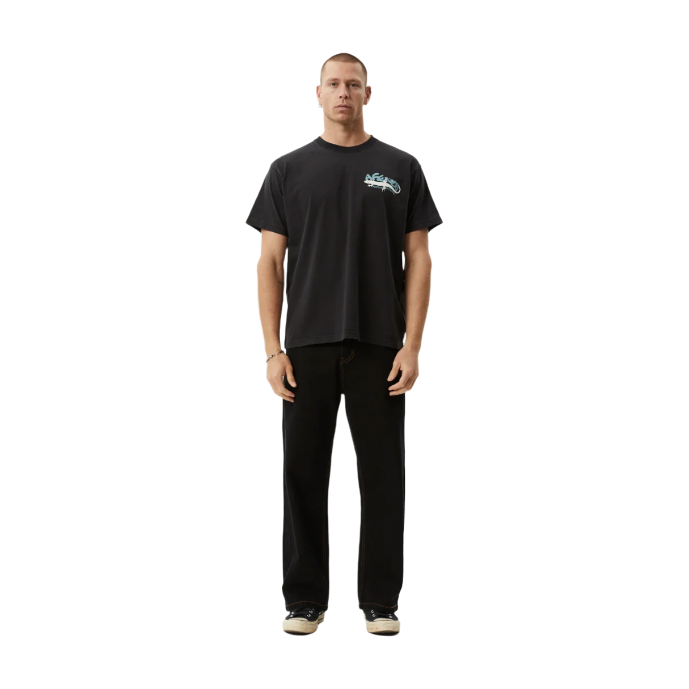 Afends - Reptilian HW Recycled Boxy Fit Tee - Velocity 21