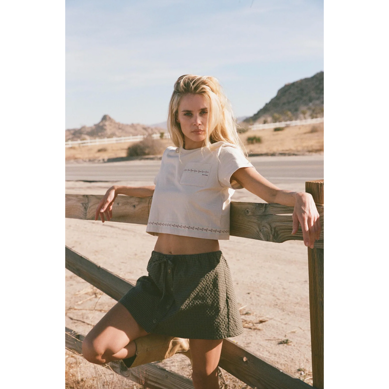 Rhythm - Louise Check Skort - Velocity 21