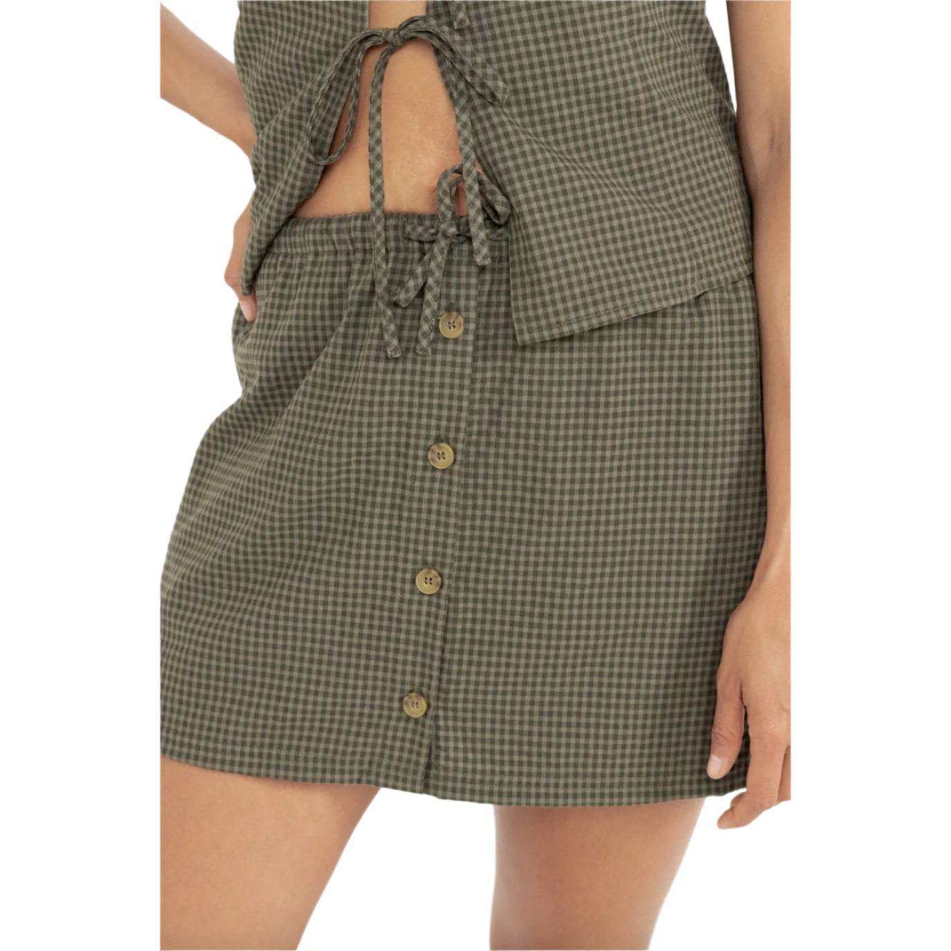 Rhythm - Louise Check Skort - Velocity 21