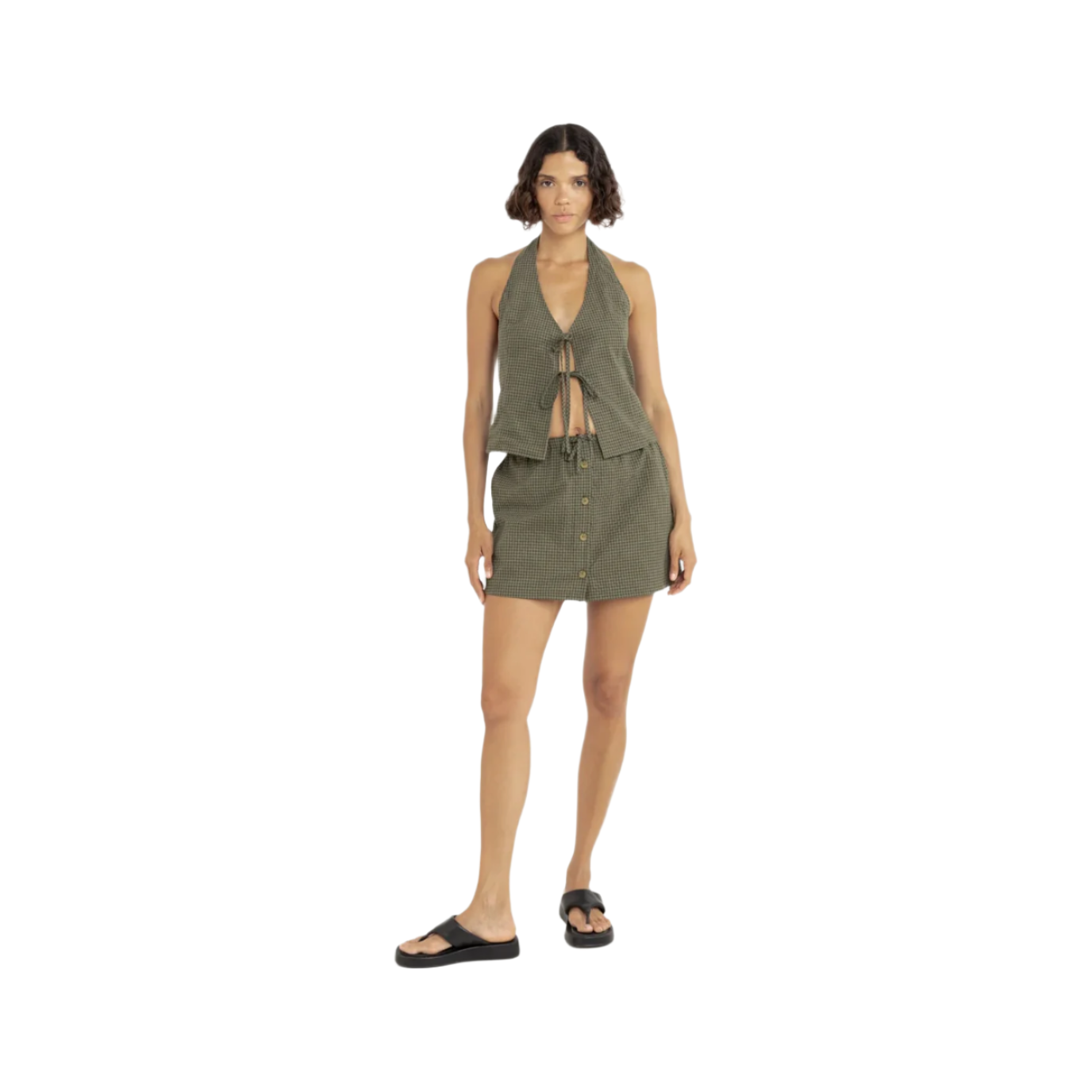 Rhythm - Louise Check Skort - Velocity 21