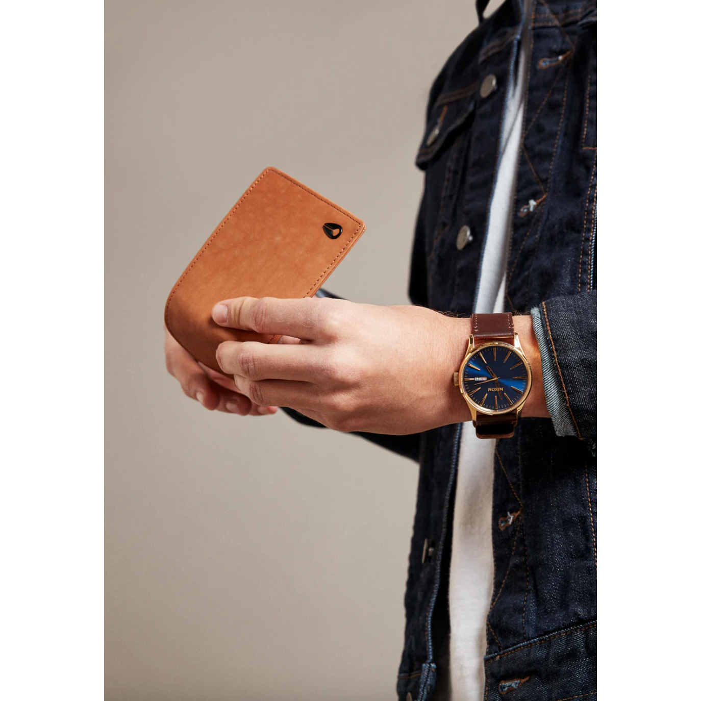 Nixon - Pass Leather Wallet - Saddle - Velocity 21