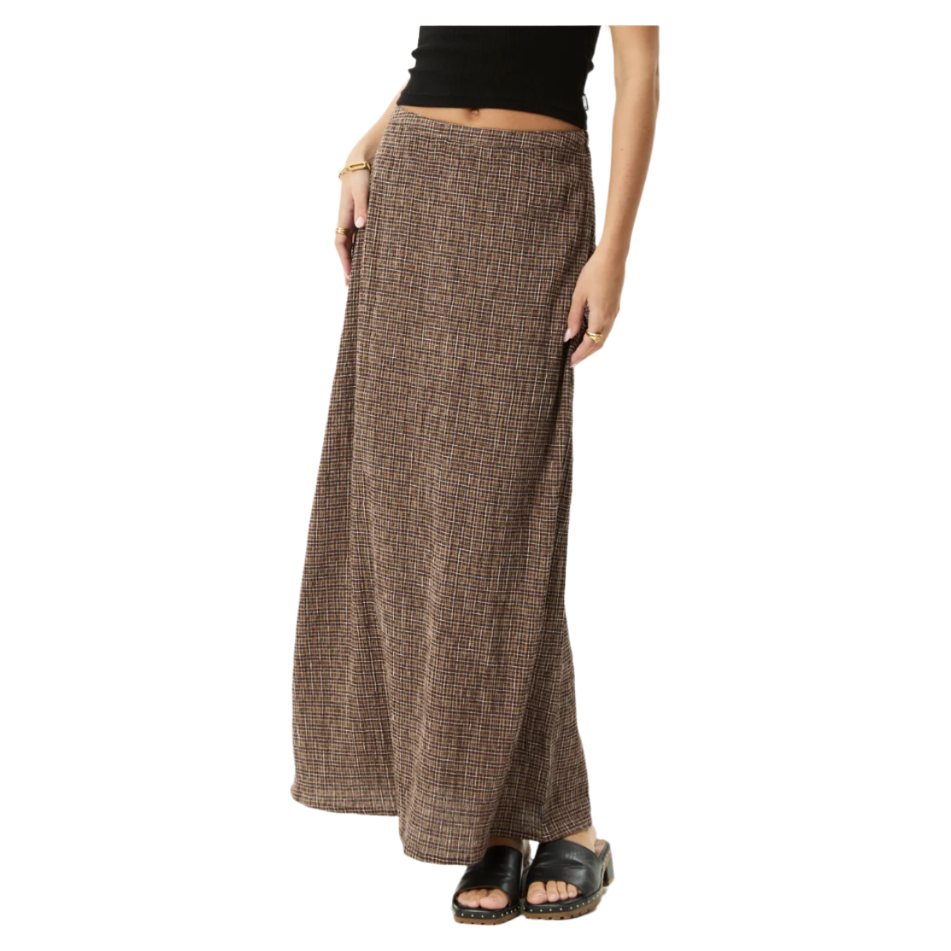 Afends - Hometown Seersucker Check Skirt - Velocity 21