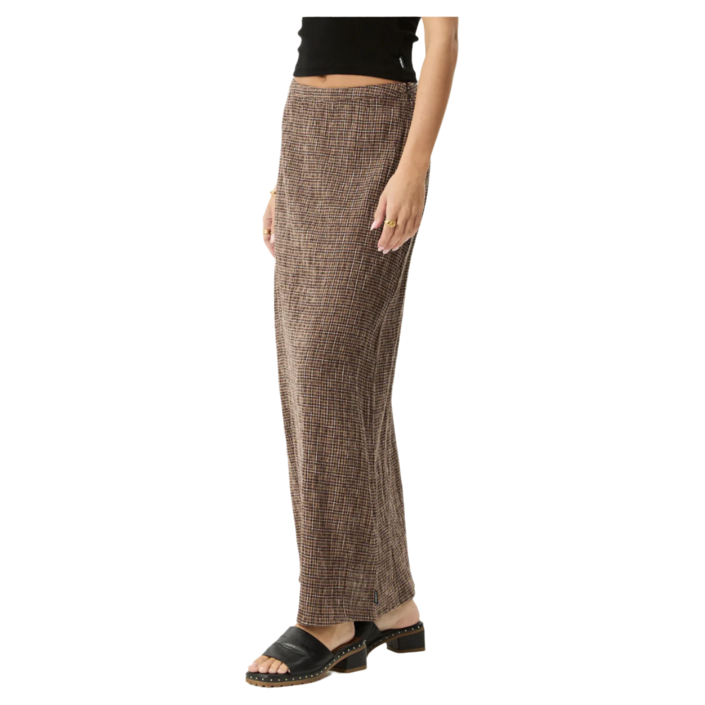 Afends - Hometown Seersucker Check Skirt - Velocity 21