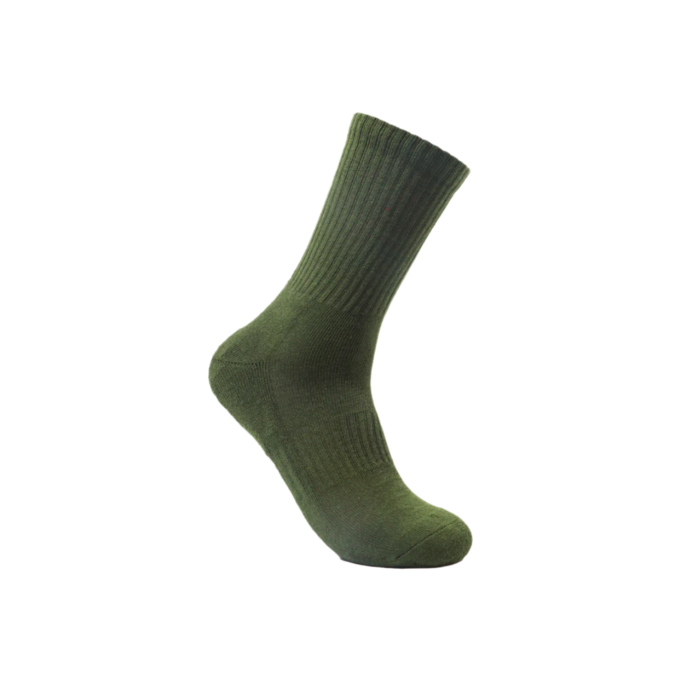 Globe - Singles Crew Sock - Army Green - Velocity 21