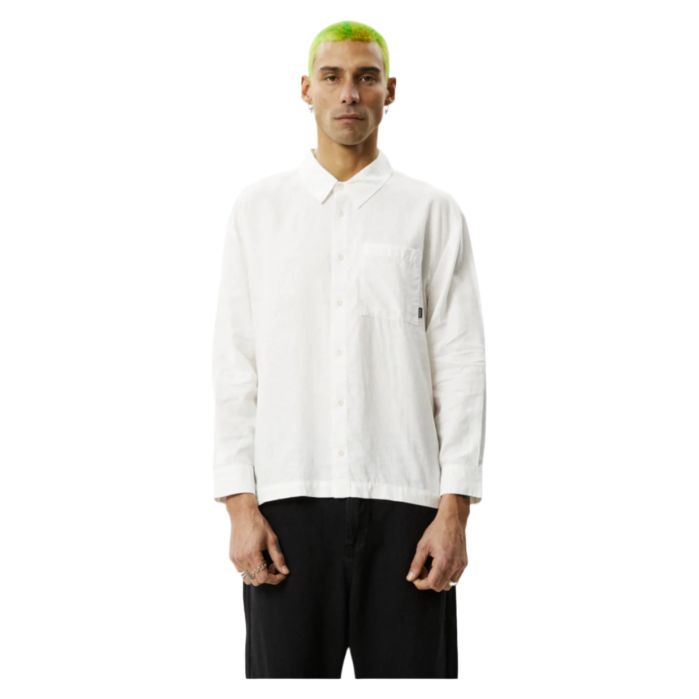Afends - Hemp Cuban Long Sleeve Shirt - Velocity 21