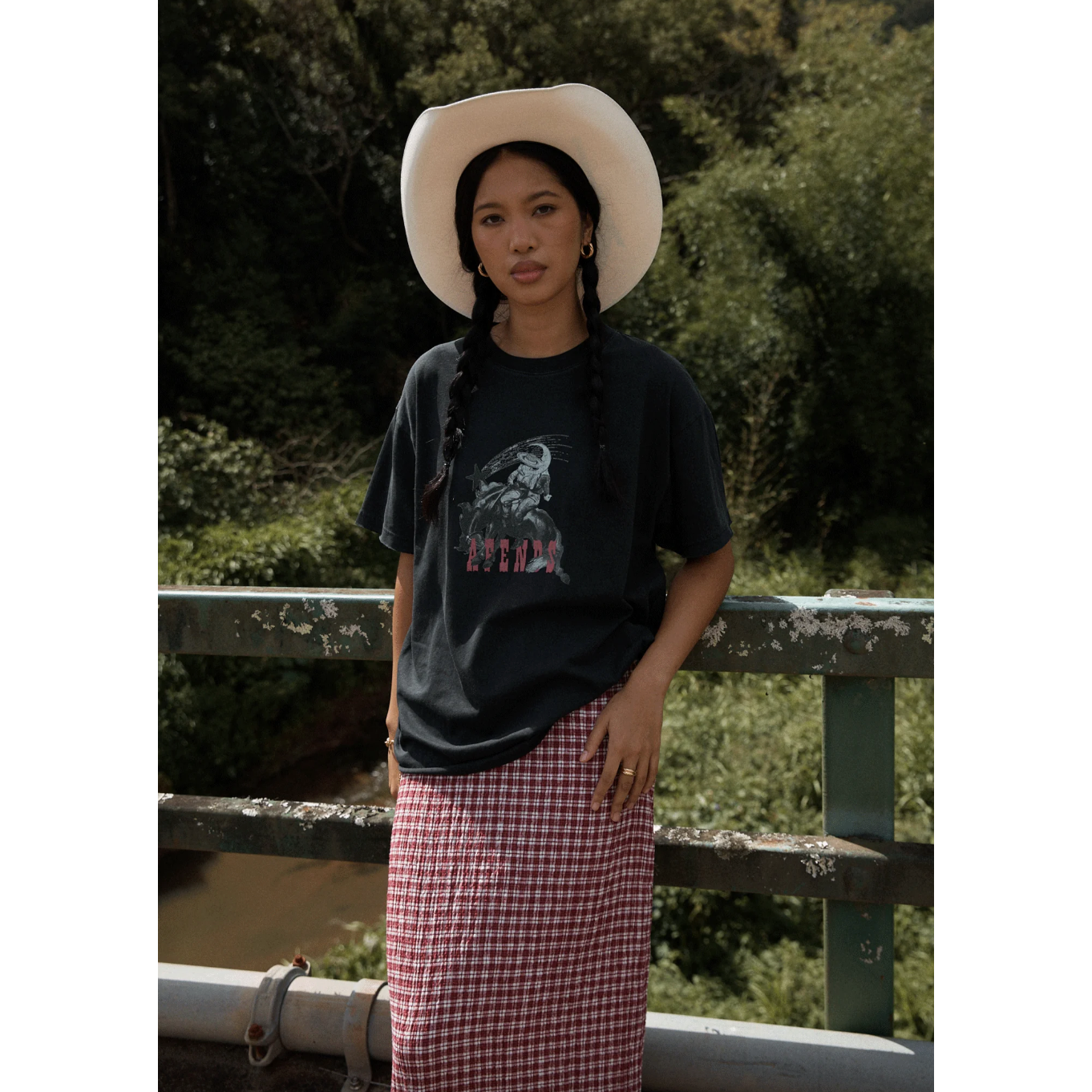 Afends - Cosmic Cow Hemp Oversized Tee - Velocity 21
