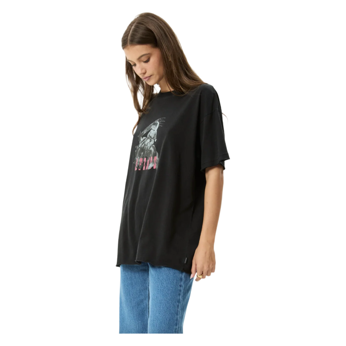Afends - Cosmic Cow Hemp Oversized Tee - Velocity 21