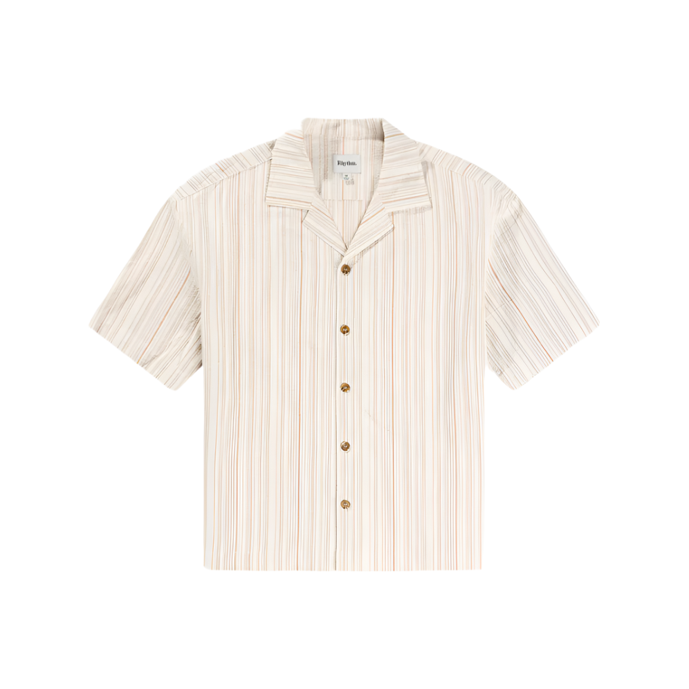 Rhythm - Benny Relaxed Stripe SS Shirt - Velocity 21