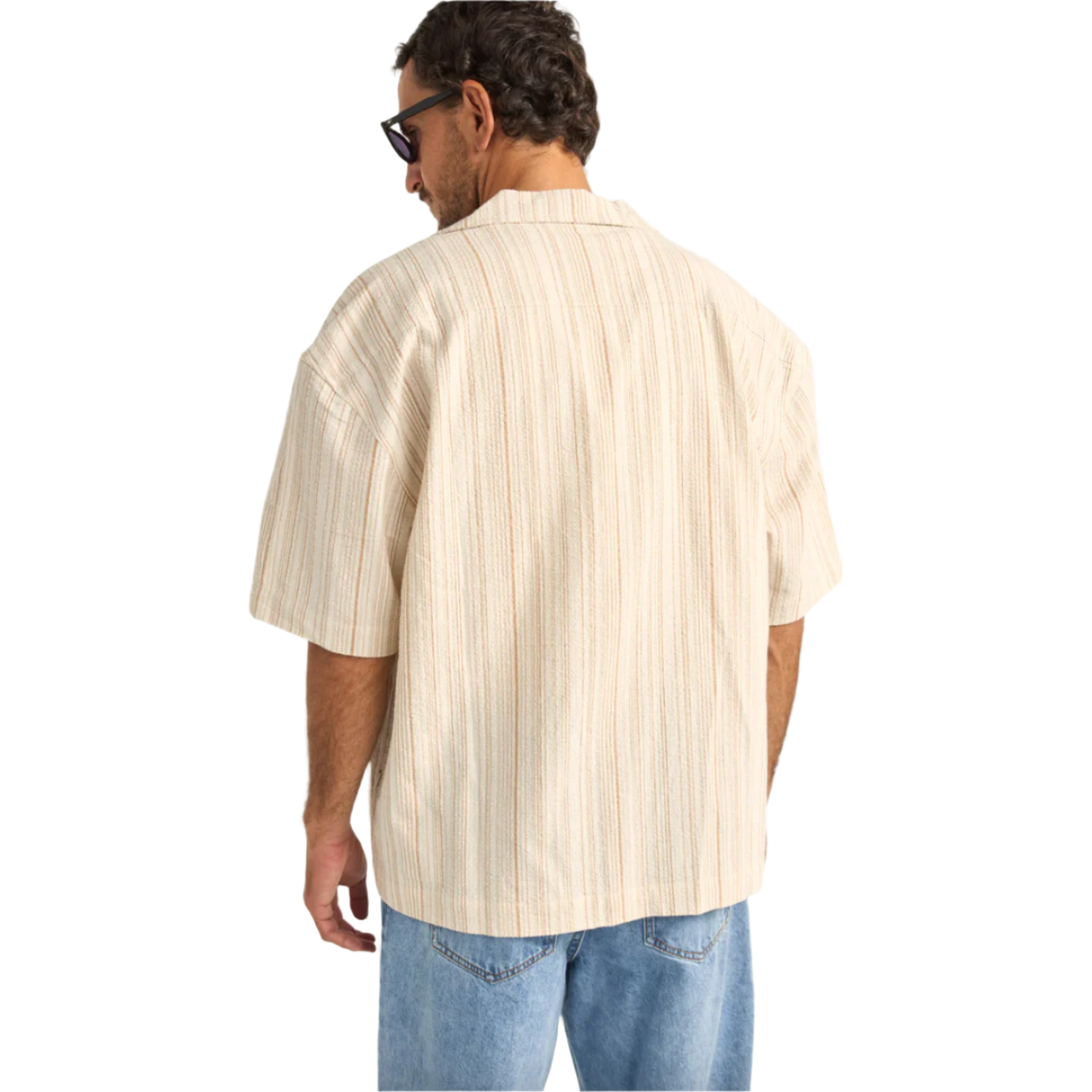 Rhythm - Benny Relaxed Stripe SS Shirt - Velocity 21