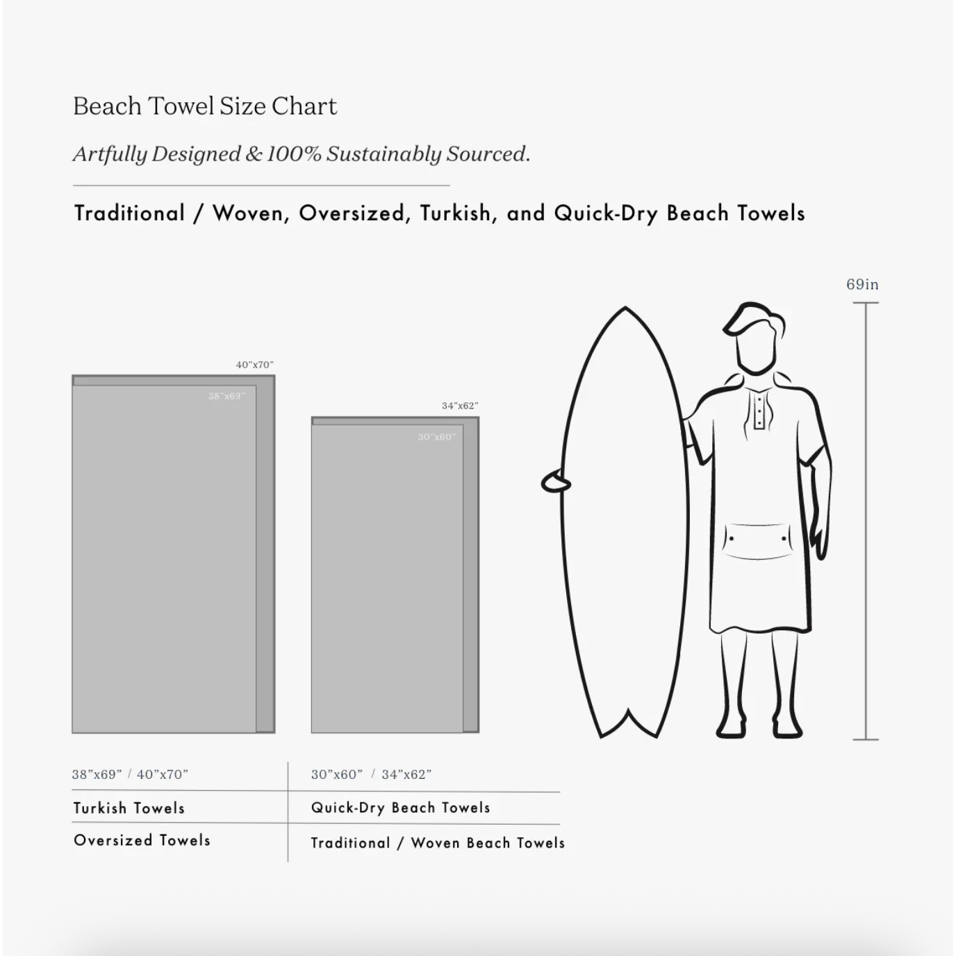Haven Beach Towel - Fawn