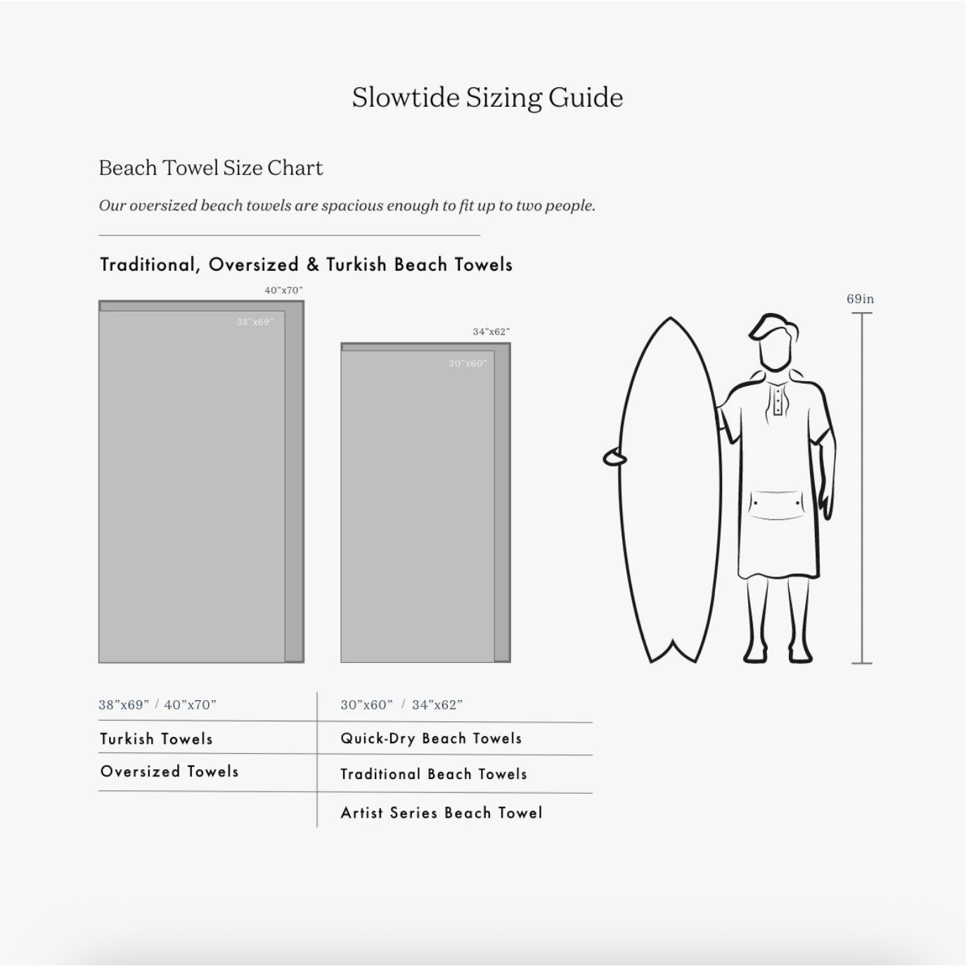 Stacked Beach Towel