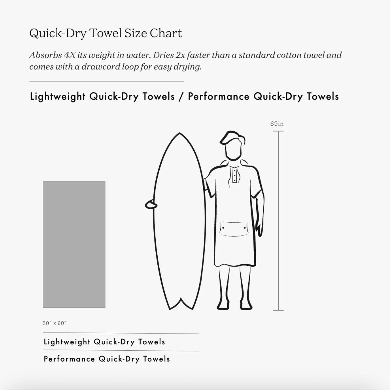 Hina Performance Quick Dry Towel