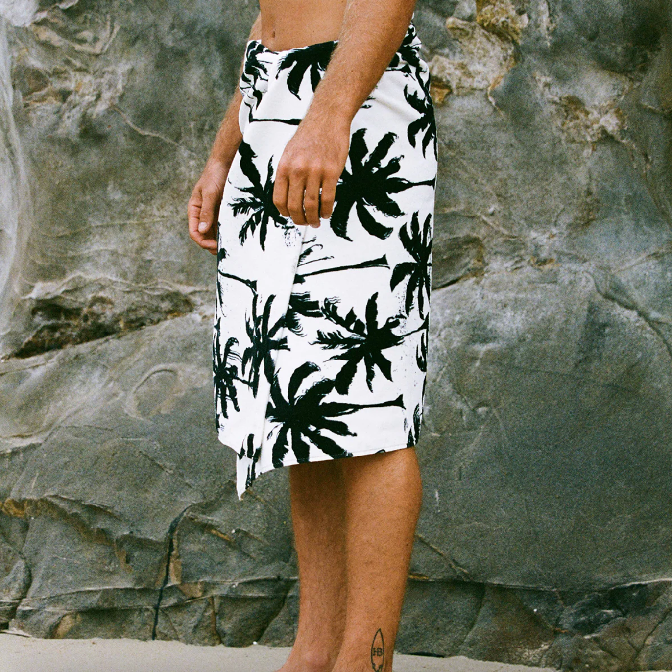 Luca Beach Towel - White