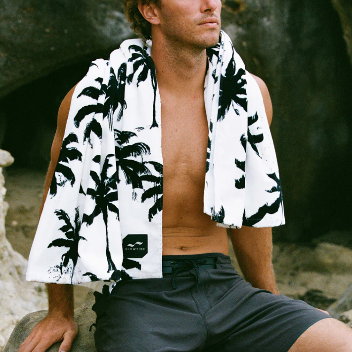 Luca Beach Towel - White
