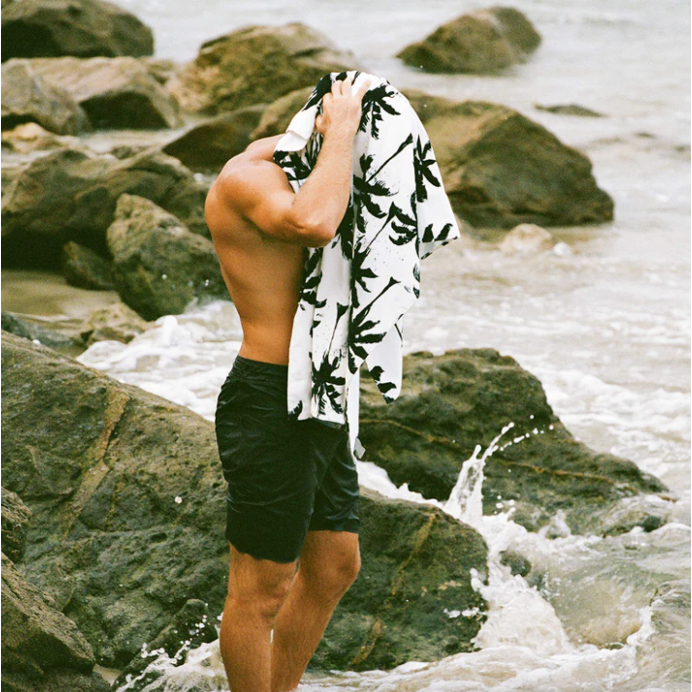 Luca Beach Towel - White