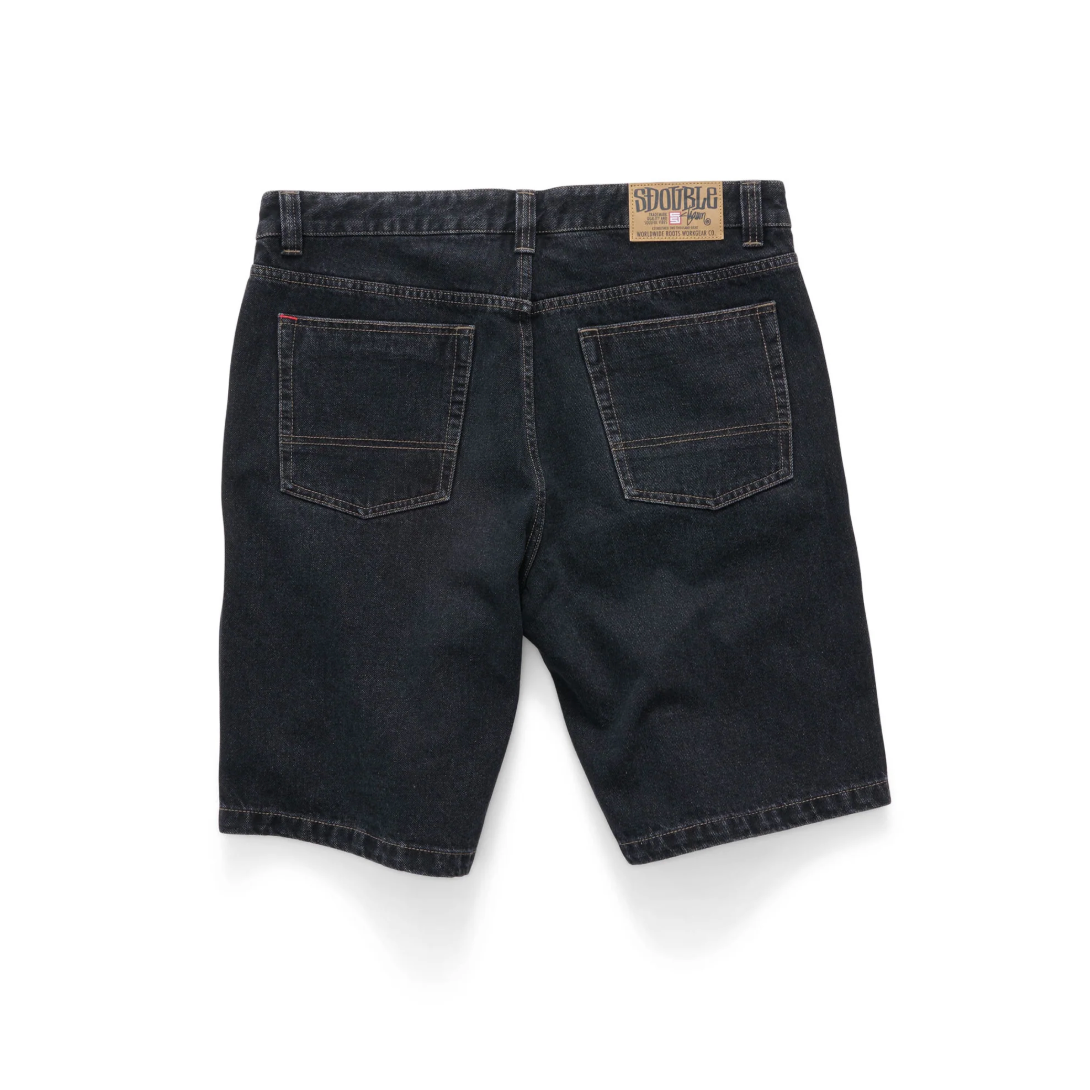 S-Double - Denim Standard Short - Black Wash - Velocity 21