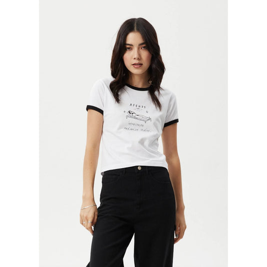Afends - Baked Recycled Ringer Baby Tee - Velocity 21