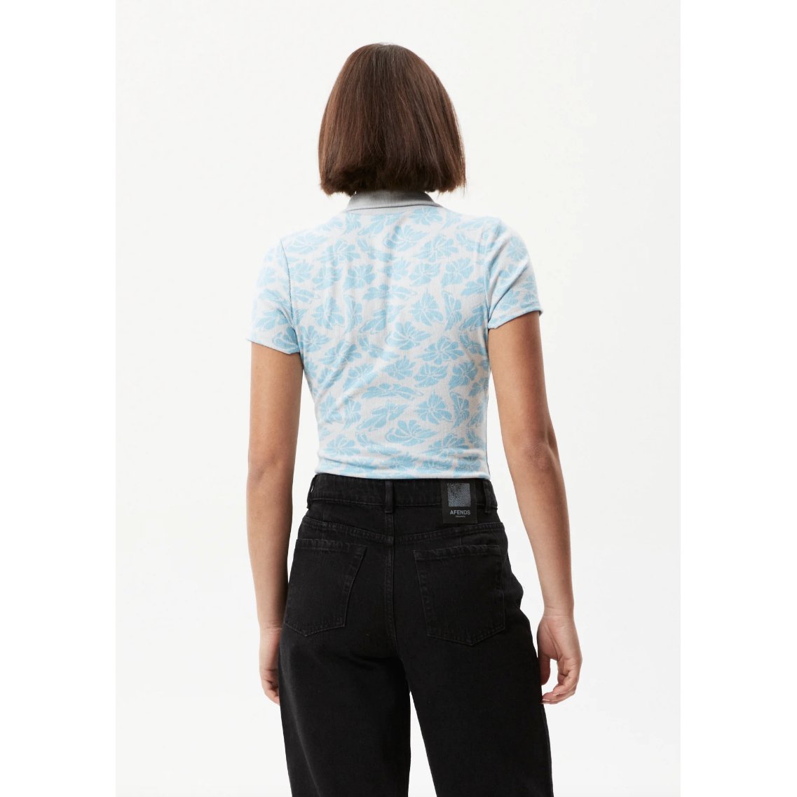 Afends - Billie Hemp Ribbed Floral Bodysuit - Velocity 21