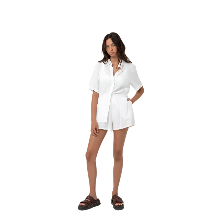 Rhythm - Classic Beach Short - White - Velocity 21