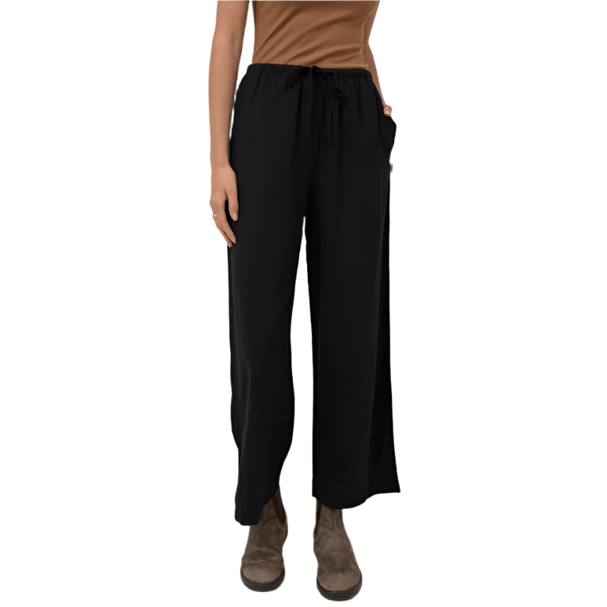 Rhythm - Classic Drawstring Pant - Black - Velocity 21
