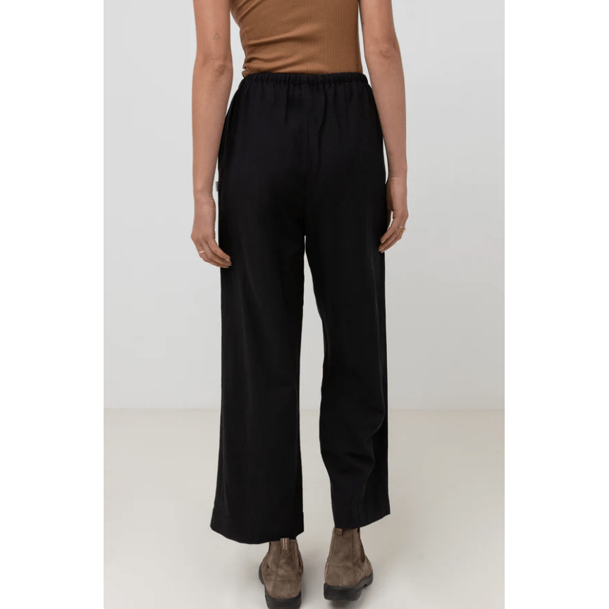 Rhythm - Classic Drawstring Pant - Black - Velocity 21