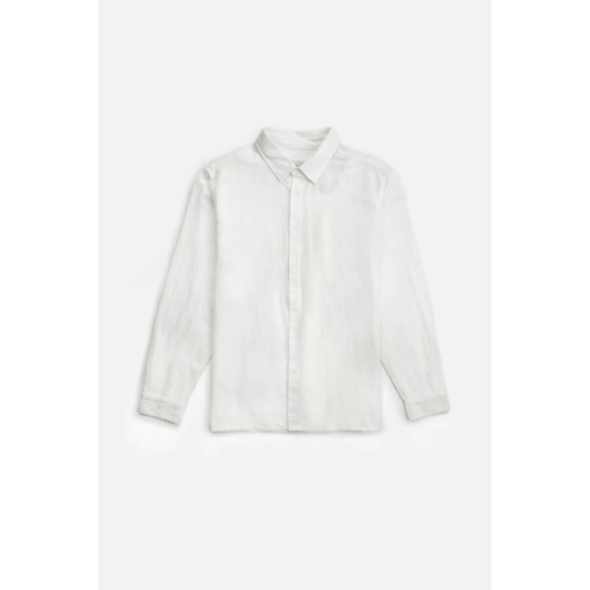 Rhythm - Classic Linen LS Shirt - White - Velocity 21
