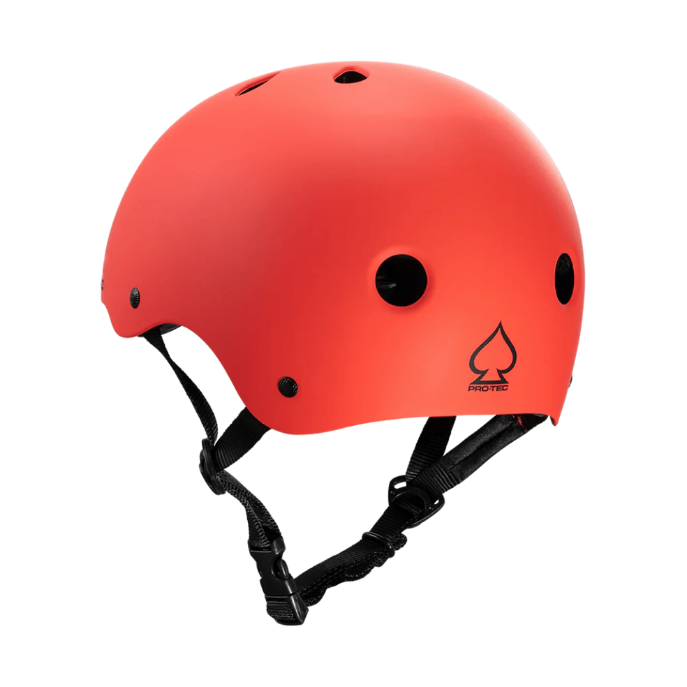 PRO-TEC - Classic Skate Helmet - Matte Bright Red - Velocity 21