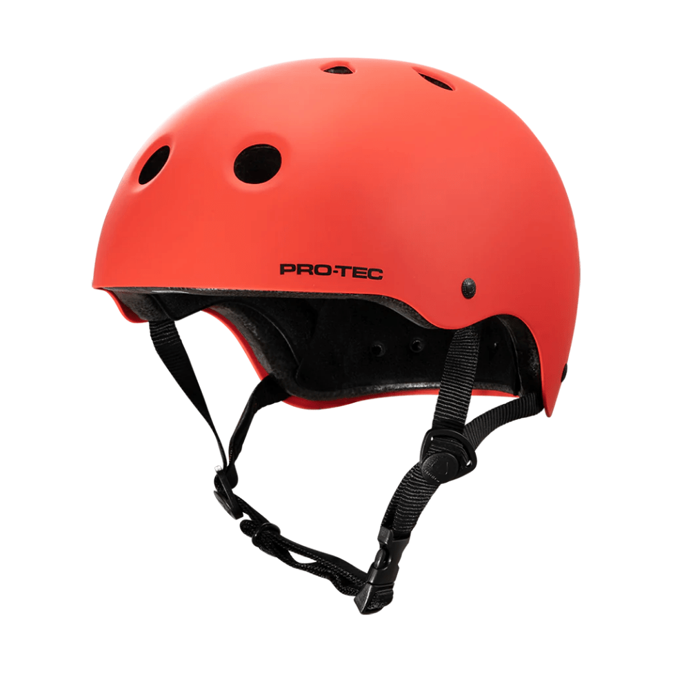 PRO-TEC - Classic Skate Helmet - Matte Bright Red - Velocity 21