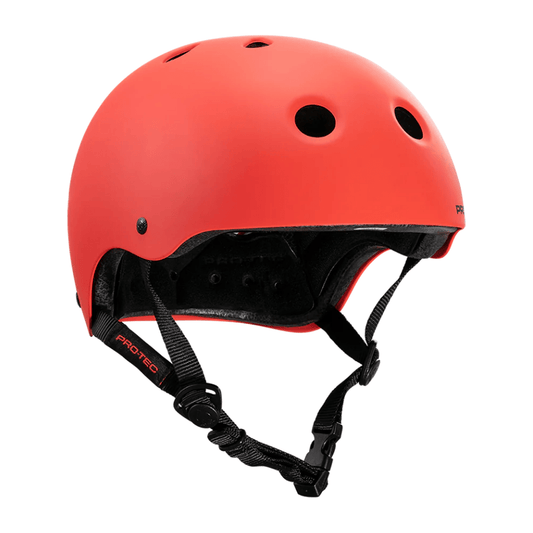 PRO-TEC - Classic Skate Helmet - Matte Bright Red - Velocity 21