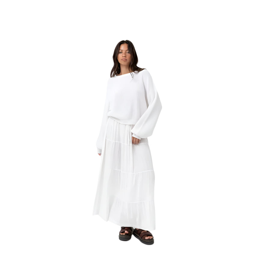 Rhythm - Classic Tiered Maxi Skirt - Velocity 21