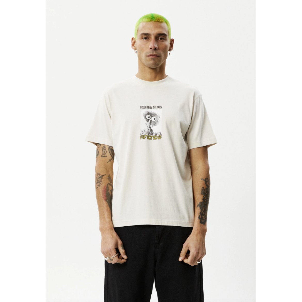 Afends - Farm Fresh Recycled Retro Fit Tee - Velocity 21